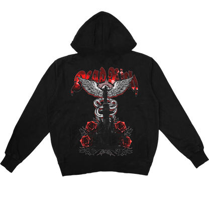 "Cincinnatus" Garment Dye Double Zipper Hoodie