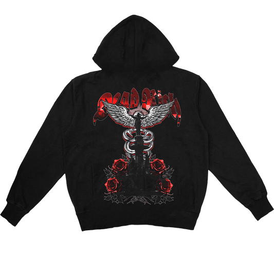 "Cincinnatus" Garment Dye Double Zipper Hoodie